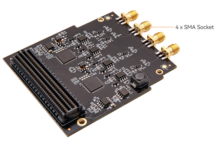 FL9627 4-channel 12bit 125M LVDS AD9627 LPC FMC Card