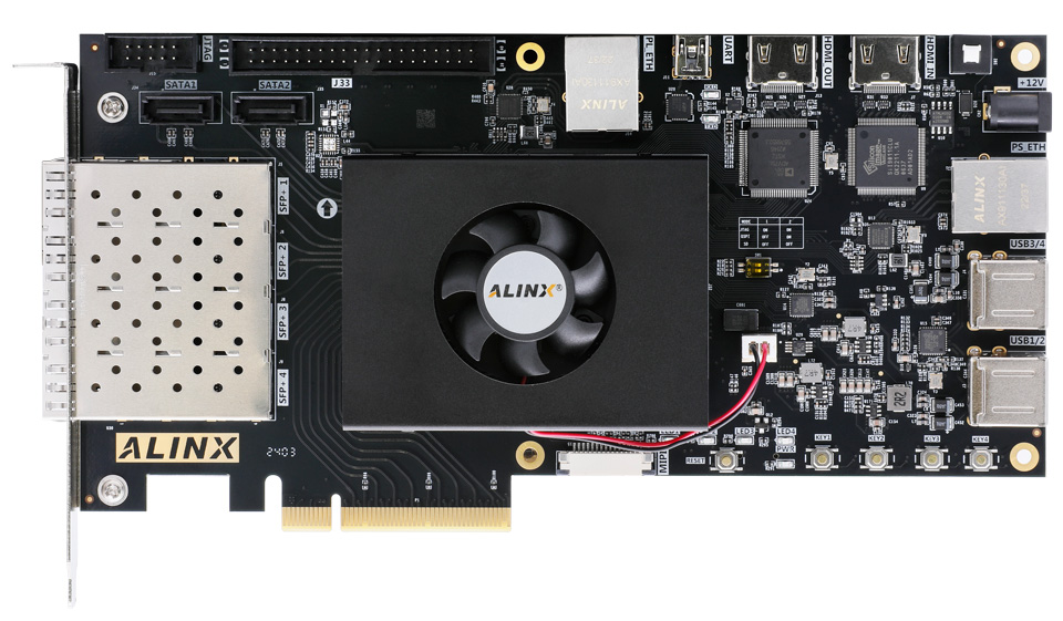 ALINX, in collaboration with PANGO, releases the first domestically produced Kosmo-2 programmable system platform FPGA development kit  Board