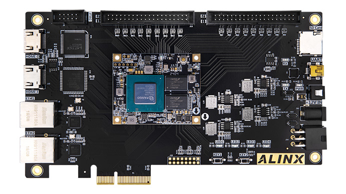 ALINX AXP203 FPGA Development Board with PANGOMICRO Logos2 PG2L200H 